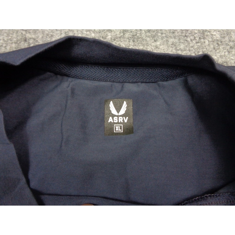 ASRV Shirt Men XL Blue ATB-UV+ DSG-0882 Athletic Performance Tee Korea Wicking - Picture 7 of 12